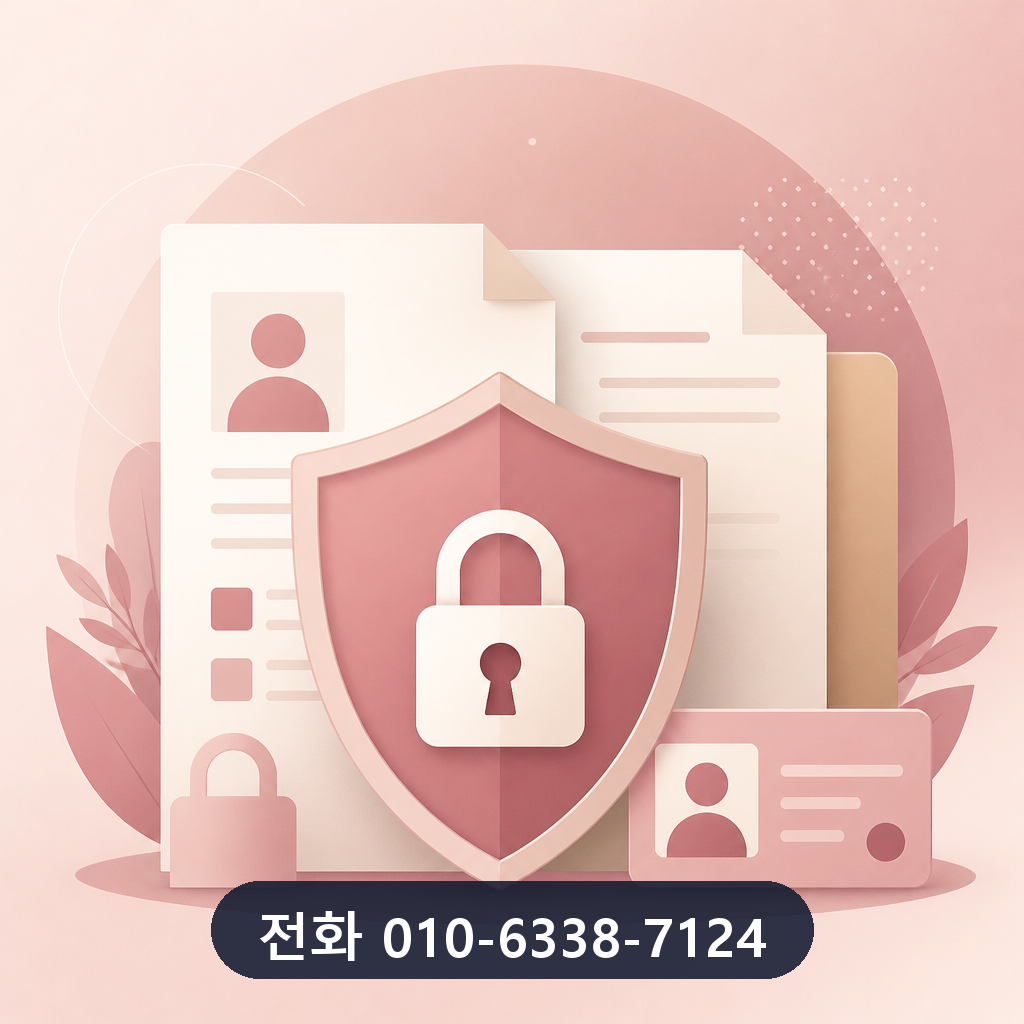 신한카드 현금화 개인정보 보호 이미지